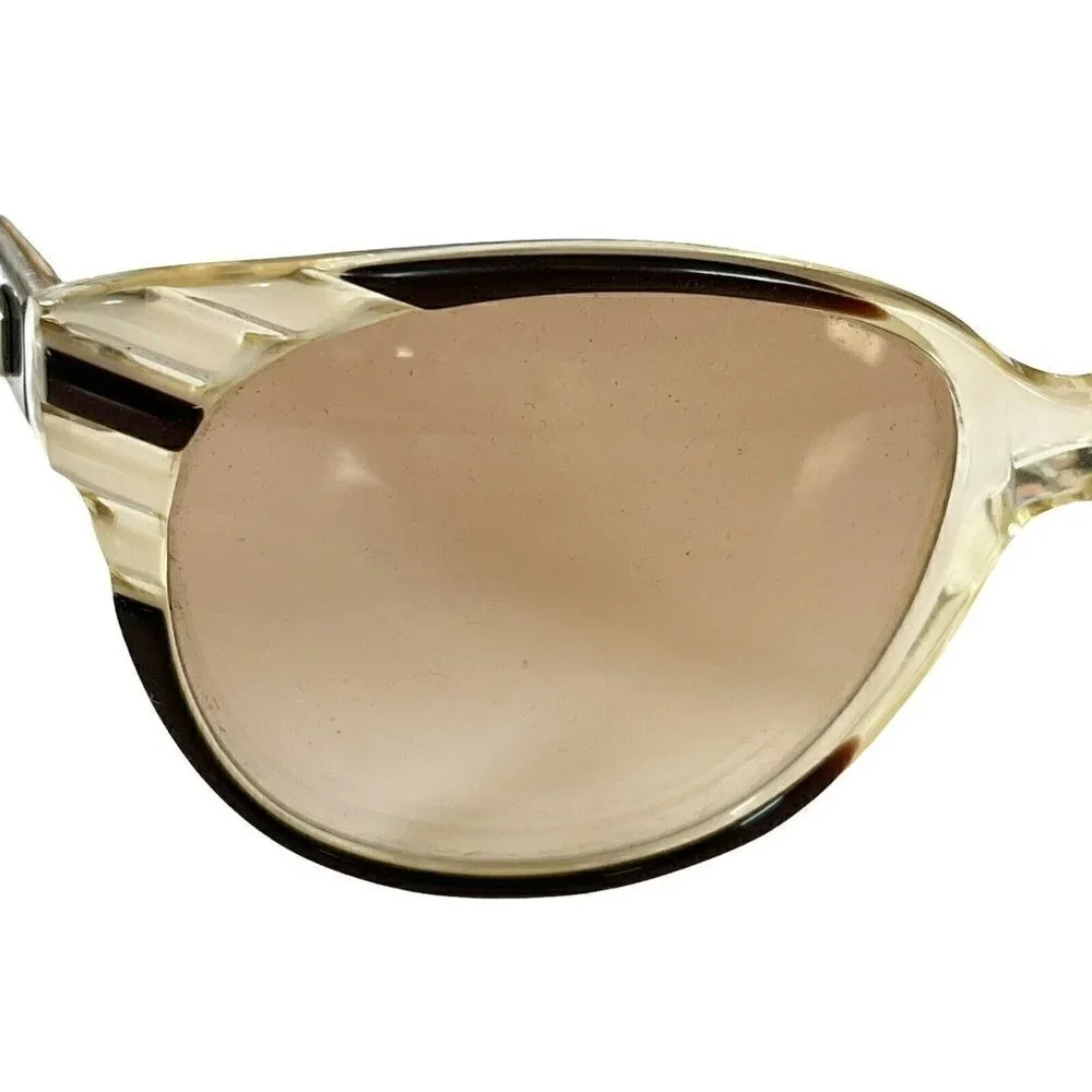 Emilio Pucci Vintage 70s Women’s Oversized Sunglasses Brown Oversized PC 843